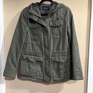 Lucky Brand Army Green Utility Jacket Medium